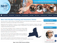 Tablet Screenshot of newyorkalcoholcertification.com